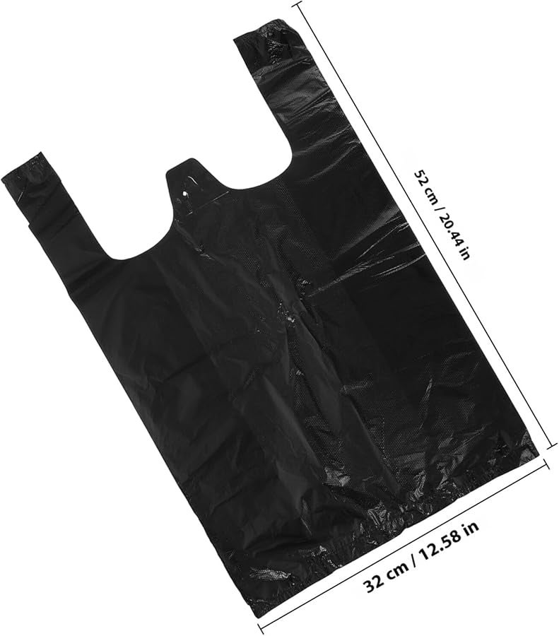 أكياس قمامة مطبخ ثقيلة 32 × 52 بوصة 100 قطعة بمقابض لسلة المهملات - Image 2